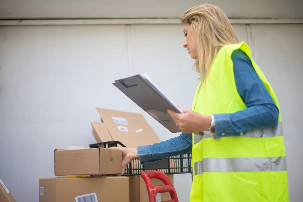 Préparation de commandes dans un entrepôt logistique