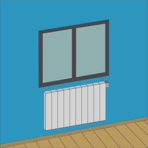 Qu'est ce qu'un radiateur mural horizontal ?