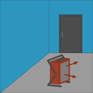 Qu'est ce qu'un radiateur de chantier ?