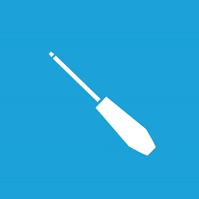 Tournevis à lame courte