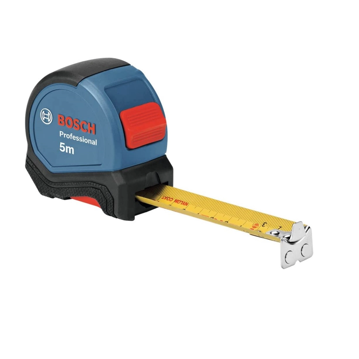 Mètre Ruban Rebel RB-1133 5m - Largeur 25mm - Enrouleur Automatique - Crochet De Mesure