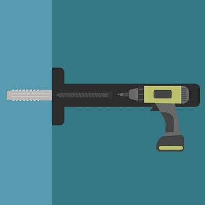 Fixez les supports sur le mur