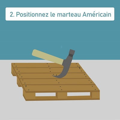 Munissez-vous d'un marteau Américain