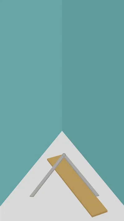 Découper une lame de parquet dans un angle de murs aigu