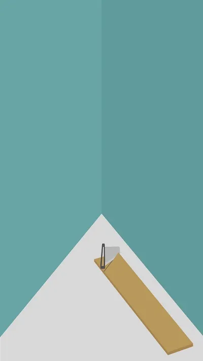 Découper une lame de parquet à la scie sauteuse dans un angle aigu