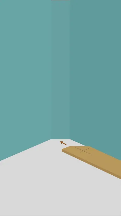 Comment couper une lame de parquet dans 2 angles qui se suivent ?