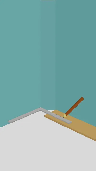 Couper proprement une lame de parquet dans 2 angles obtus qui se suivent