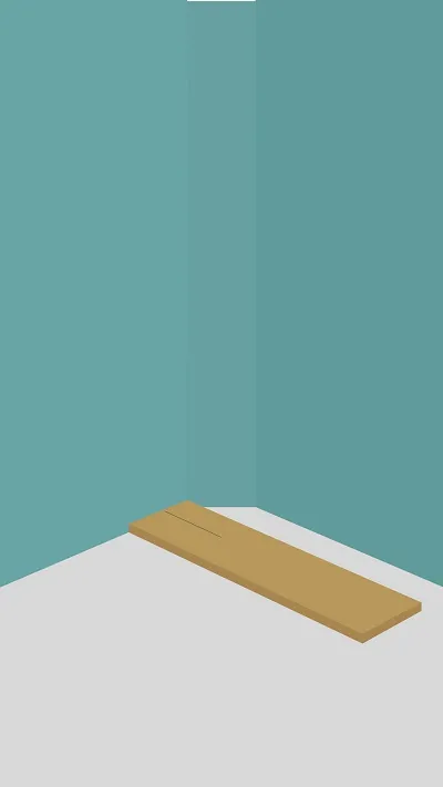 Astuce pour ajuster une lame de parquet dans 2 angles obtus