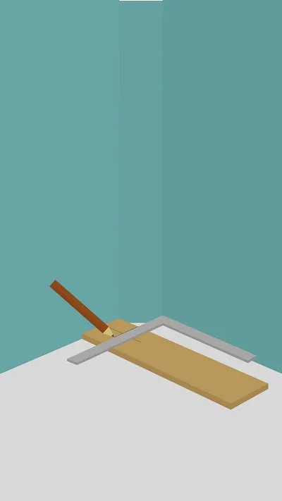 Astuce pour poser un parquet dans une succession d'angles obtus