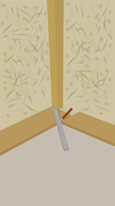 Assembler du parquet perpendiculairement dans un angle droit saillant