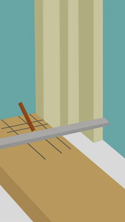 Mesurer et couper du parquet autour d'une moulure à angles multiples