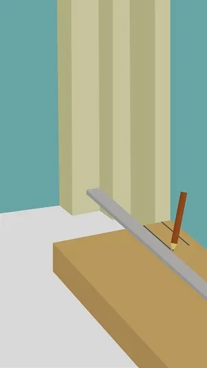 Découper une lame de parquet autour d'une moulure