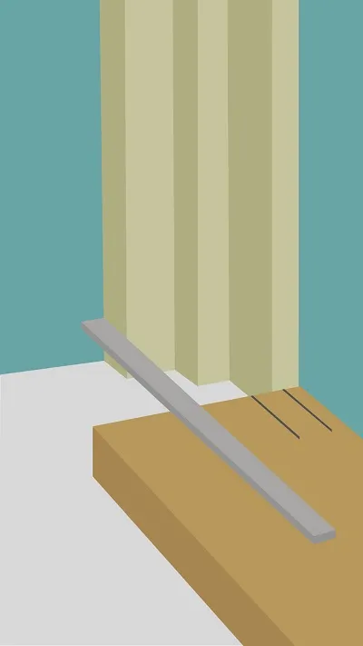 Contourner une moulure avec du parquet