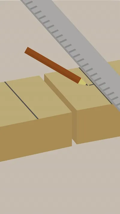 Réaliser une enture à mi-bois en angle droit